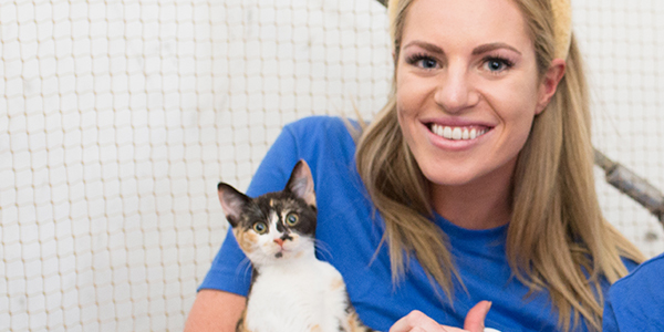 RSPCA Queensland Ambassador, Australian Olympic Swimmer Emily Seebohm